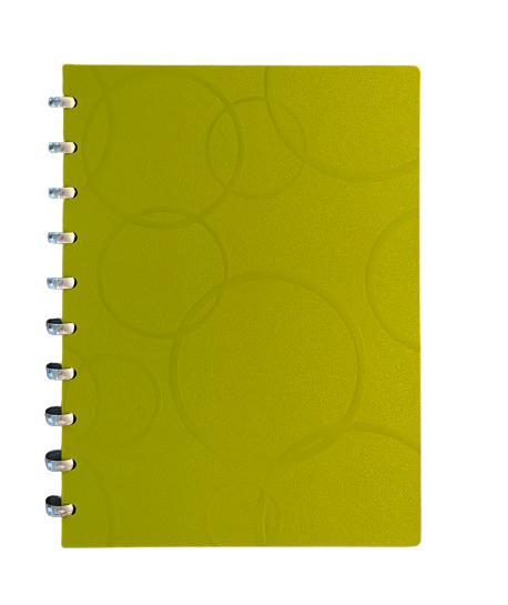 Bubble Green Notebook Cover set