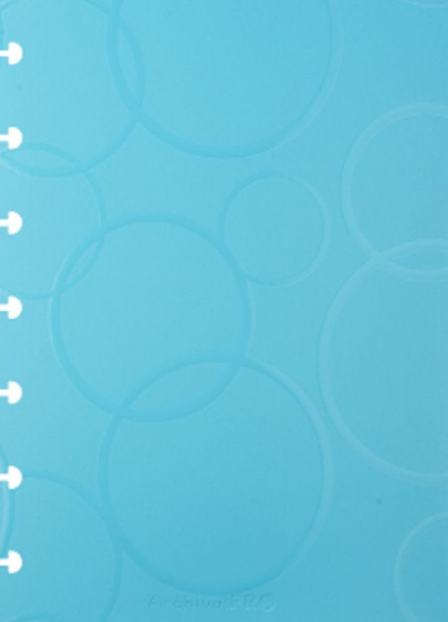 Bubble Blue Notebook Cover set