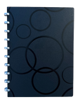 Bubble Black Notebook Cover set