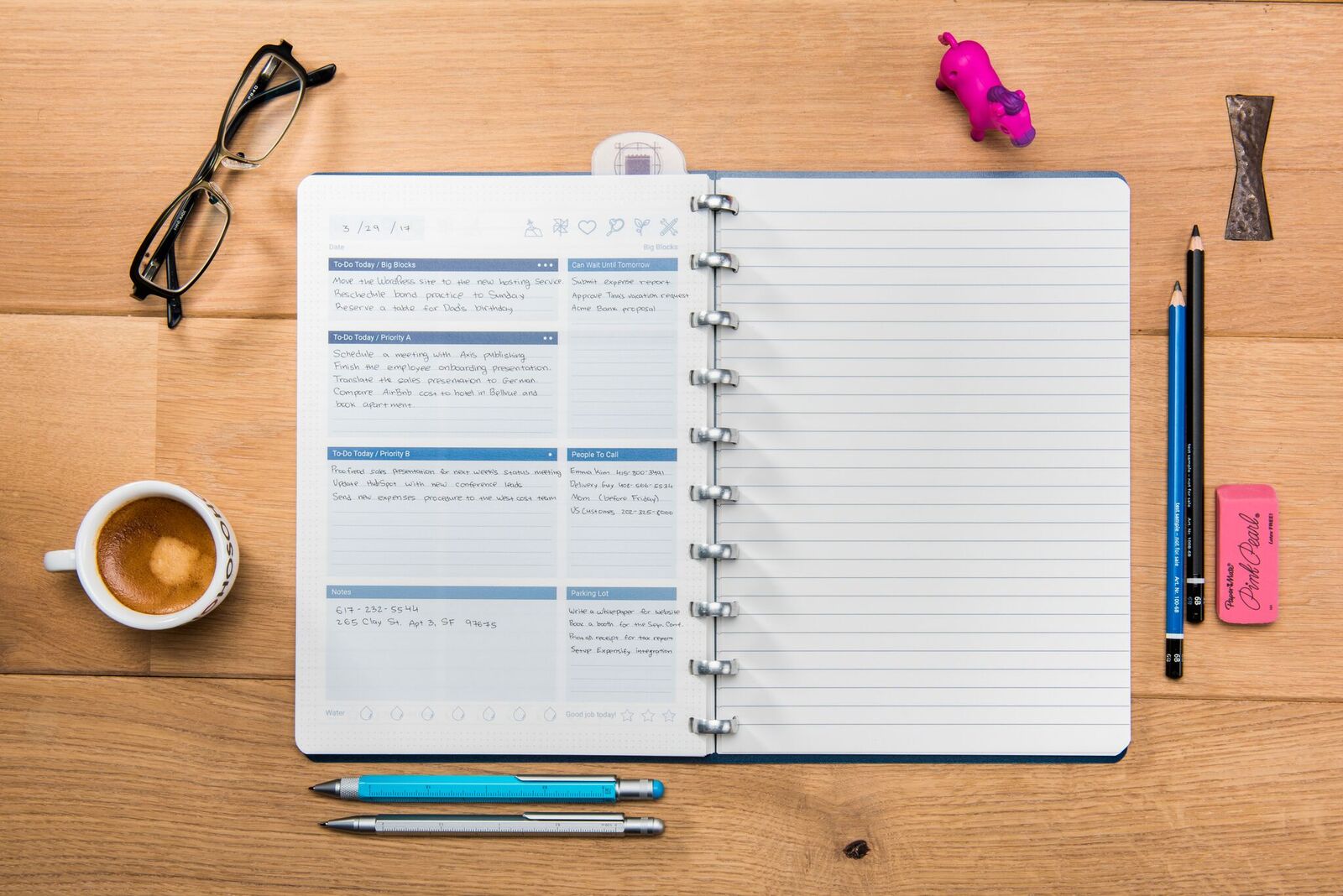 Daily Task Manager Pages – The Perfect Notebook