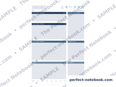 Daily Task Manager page from The Caregiver Kit — the six Big Block category icons across the top, then To Do Today Big Blocks, Priority A and Priority B sections, a People To Call list, a Parking Lot and a Notes box