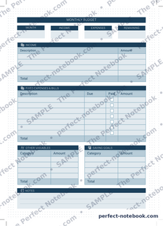 The Family Kit — Monthly Budget page 1-1