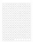 Goal Tracking refill — annual Don't Break the Chain 365-day grid, days 181 through 365
