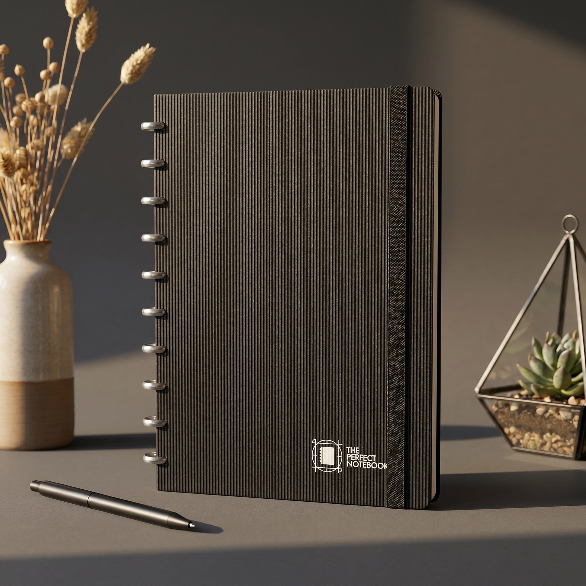 The Perfect Notebook — Stripe Black Colour Edition