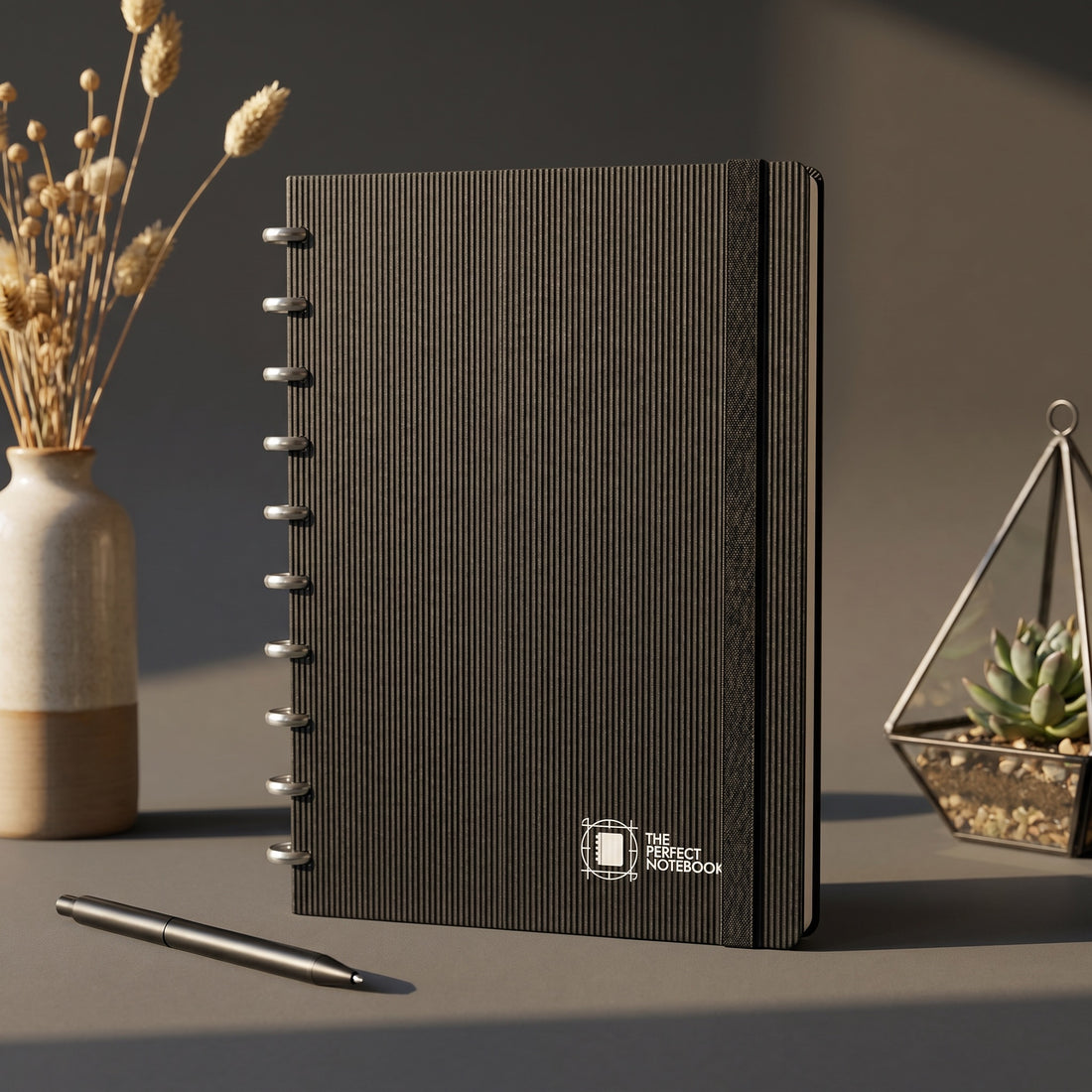 The Perfect Notebook — Stripe Black Colour Edition
