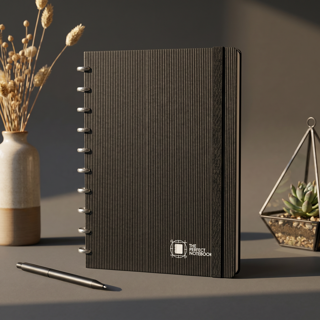 The Perfect Notebook — Stripe Black Colour Edition