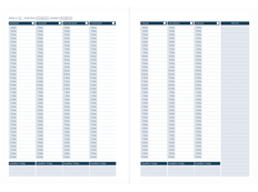 AM-PM Weekly Calendar pages — The Planner Pack