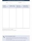 Student Planner refill — Academic Achievement: Student Dashboard 