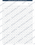 Goal Tracking Annual Printable Template – sample page (watermarked preview), The Perfect Notebook