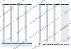 The Wedding Kit — Weekly AM/PM calendar page