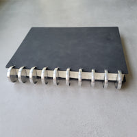 Black PU Notebook Cover set