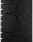 Bubble Black Notebook Cover set