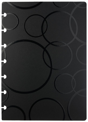Bubble Black Notebook Cover set