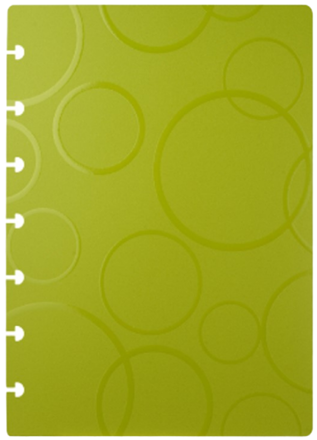 Bubble Green Notebook Cover set