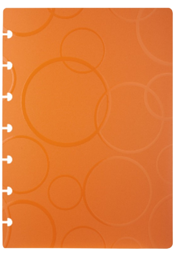 Bubble Orange Notebook Cover set