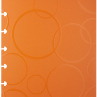 Bubble Orange Notebook Cover set