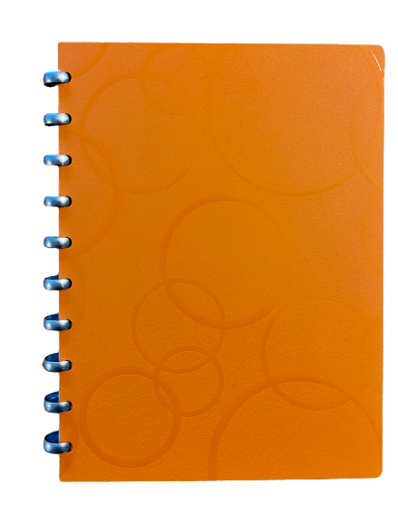 Bubble Orange Notebook Cover set