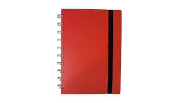 Stripe Red Notebook Cover set