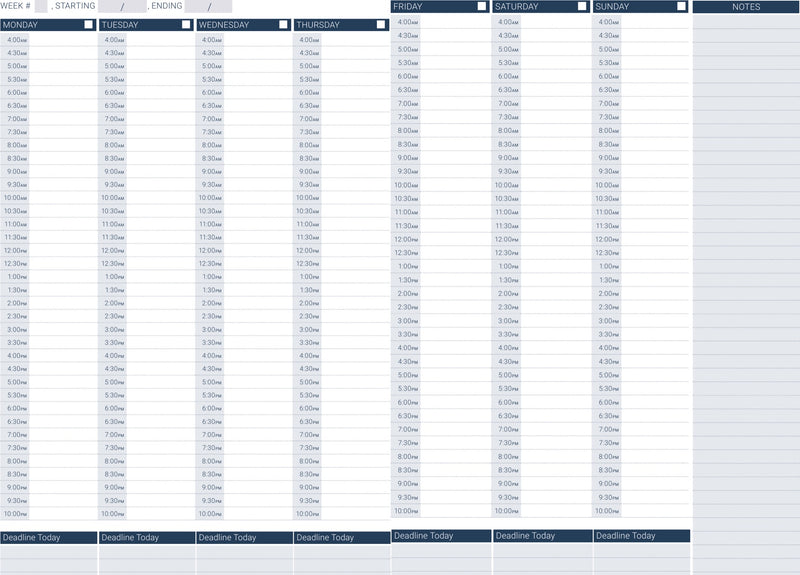 52-Week Calendar Refill